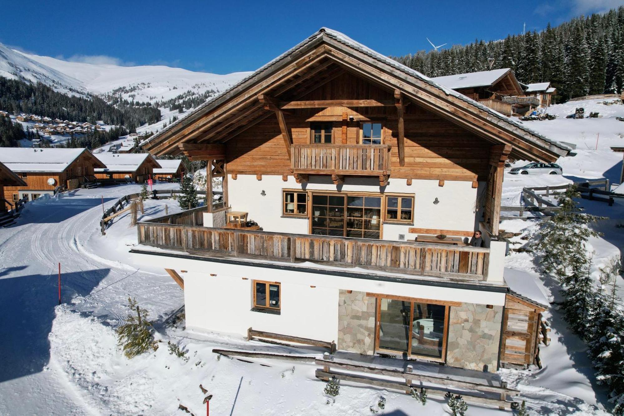 Almhaus Chalet Lachtal Oberwoelz Stadt Exteriér fotografie